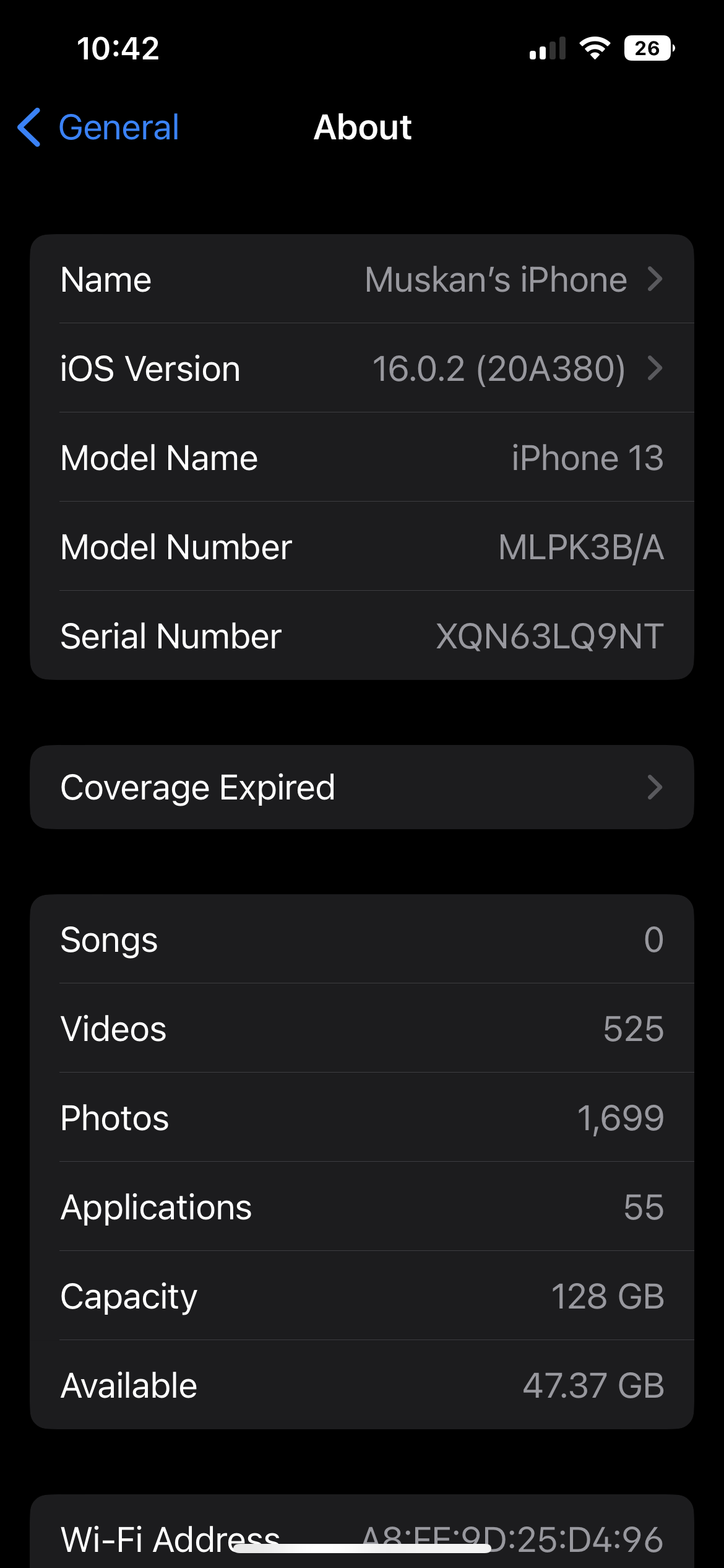 Iphone 13 128GB